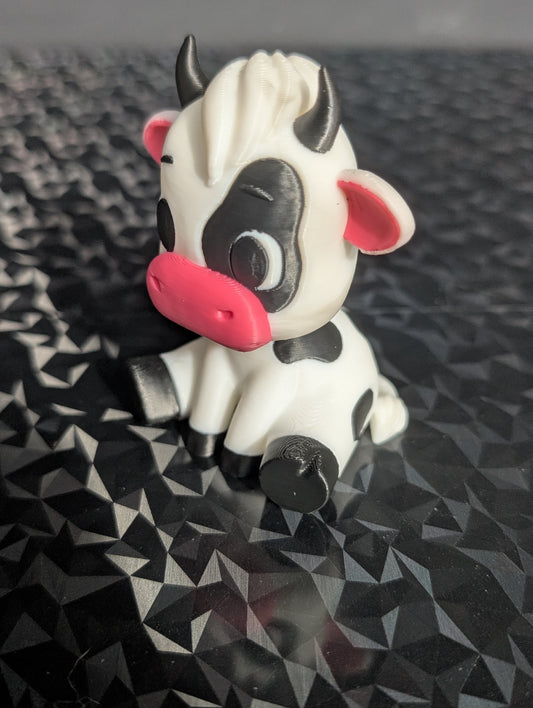 3d Printed Sitting Cow