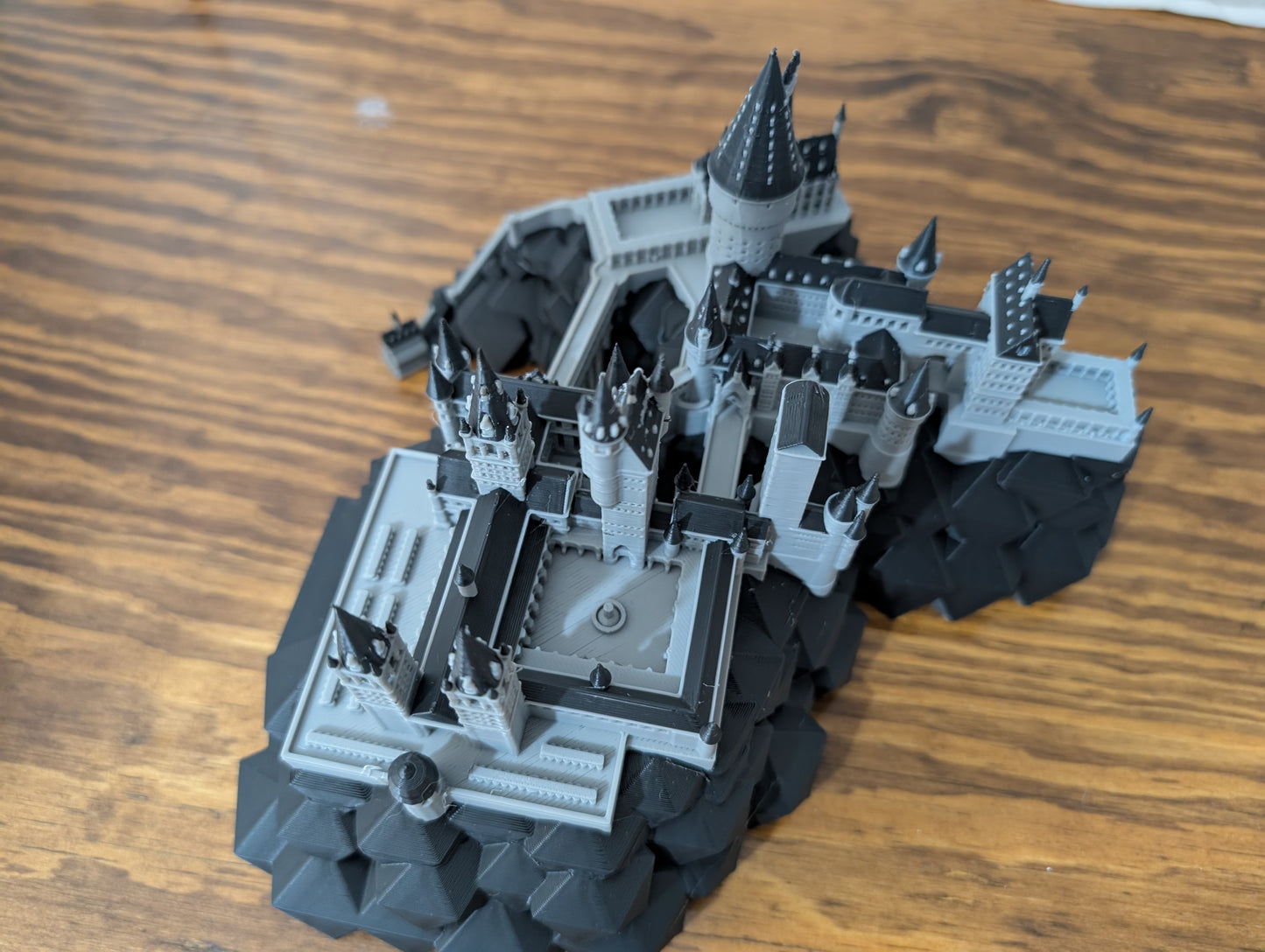 3D printed Hogwarts model