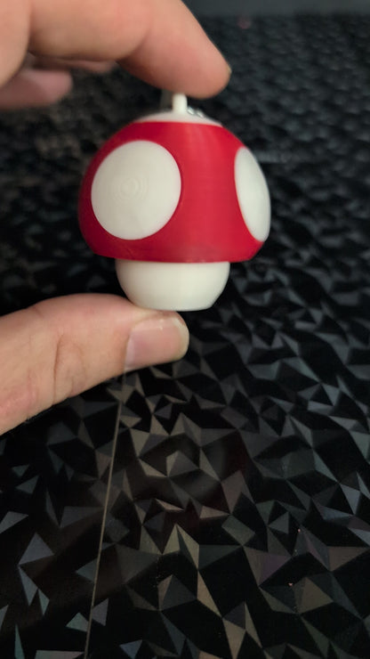 Mushroom Fidget Keychain