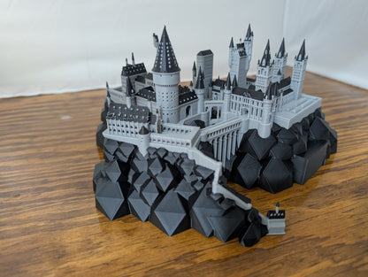 3D printed Hogwarts model