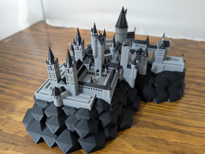 3D printed Hogwarts model