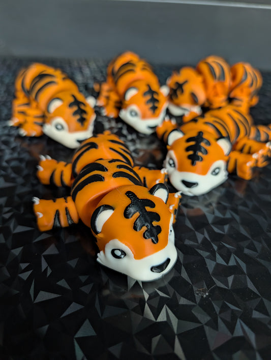 5" Articulated Tiger