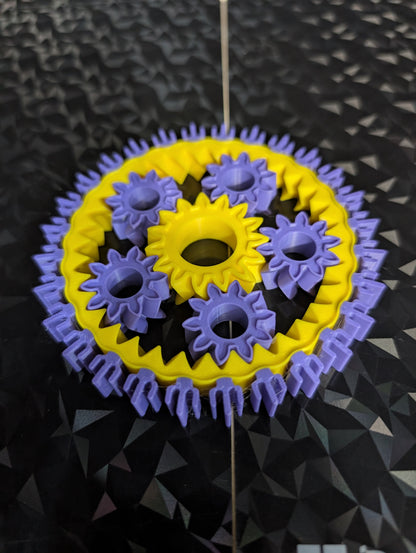 4" gear fidget spinner