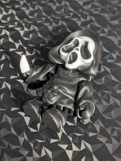 articulated ghost face