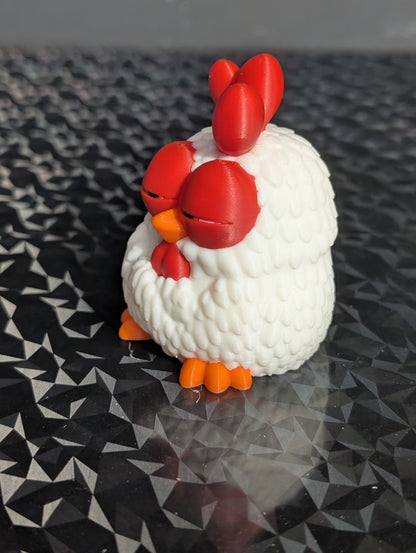 3d printed Sleepy Chicken