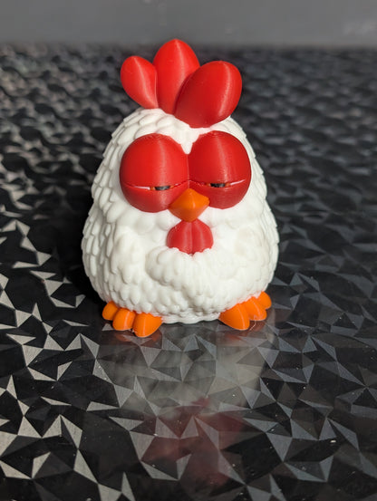 3d printed Sleepy Chicken