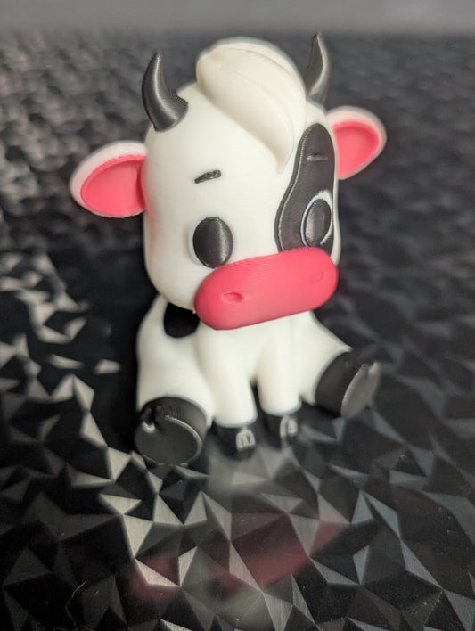 3d Printed Sitting Cow